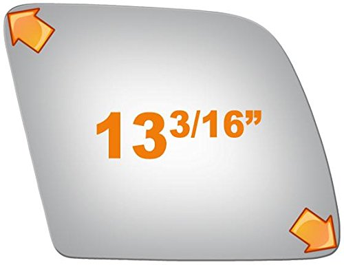 Burco 2741 Passenger Side Replacement Mirror Glass for 1996-2002 FORD E SUPER DUTY, 1992-2007 E-150, E-250, E-350, E-450
