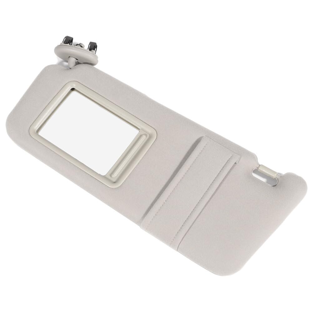 Scitoo Beige Left Driver Side Sun Visor Compatible For Toyota For Camry 2006-2011, Car Sun Visor Without Sunroof Without Lights