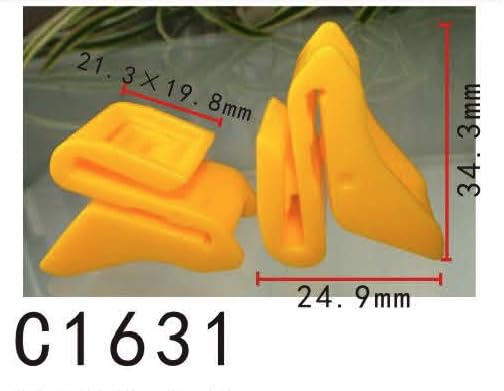 Autobahn88 Retainer Clip For Rear Bumper, Compatible With Nissan (Oem: 85284Eg000) (Pack Of 20)