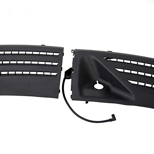 Ecotric Windshield Wiper Cowl Cover Panel Compatible With 2004-2008 Ford F150 2006-2007 Lincoln Mark Lt Outer Window Wiper Cowl Grille Replacement For 4L3Z-15022A69-Aa & 4L3Z-15022A68-Ba