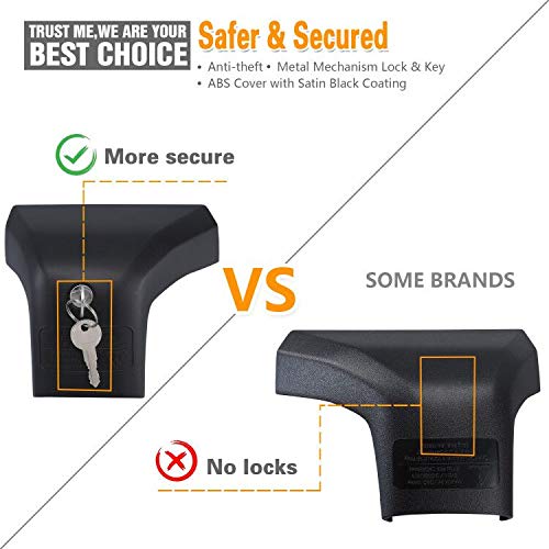 Autekcomma Heavy Duty Roof Rack Cross Bars Replacement For Toyota Highlander 2020-2024(Not Fit Le Models & Grand Highlander),Anti Theft Mechanism Lock With Max 260 Lbs Loading Weight Crossbars