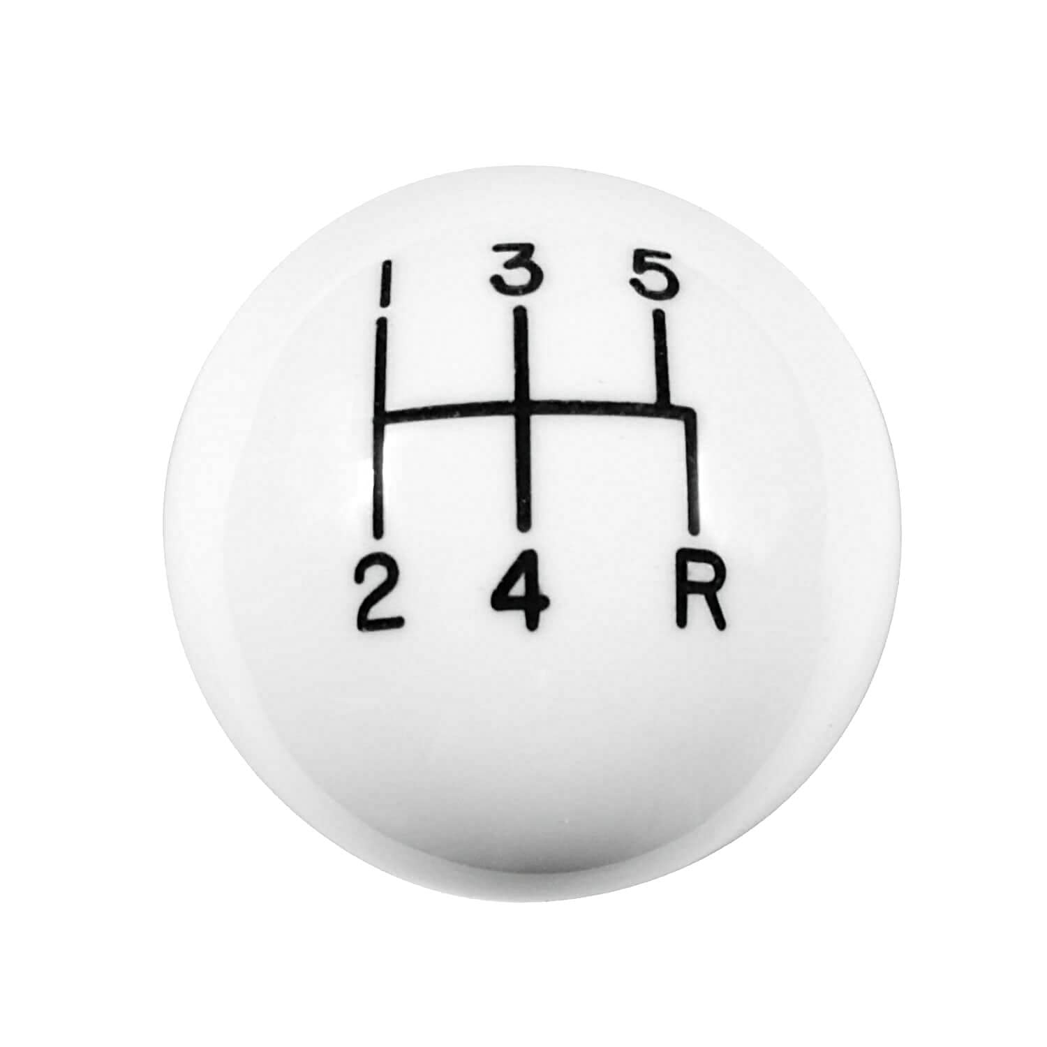 Hurst 1630008 White 5-Speed Classic Shifter Knob