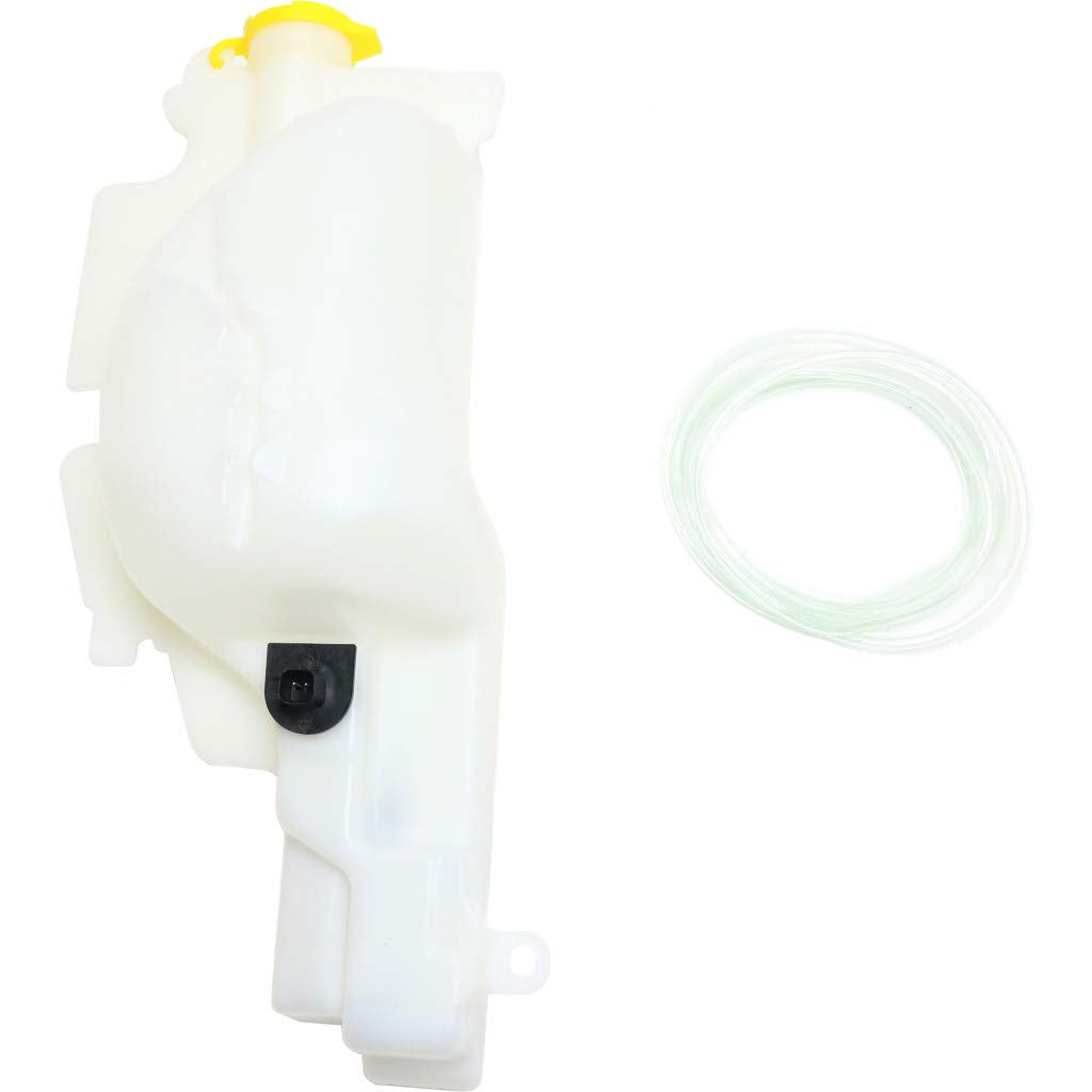 For Ram 1500/2500/3500 2011-2018 Windshield Washer Reservoir | w/Pump/Cap/and Fluid Level Sensor | White Plastic | Replacement F