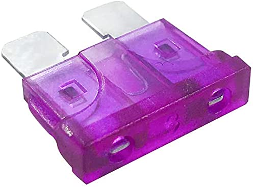 (50 Pcs) Mcigicm 3 Amp Standard Fuse, 3A Blade Automotive Fuse For Car Truck