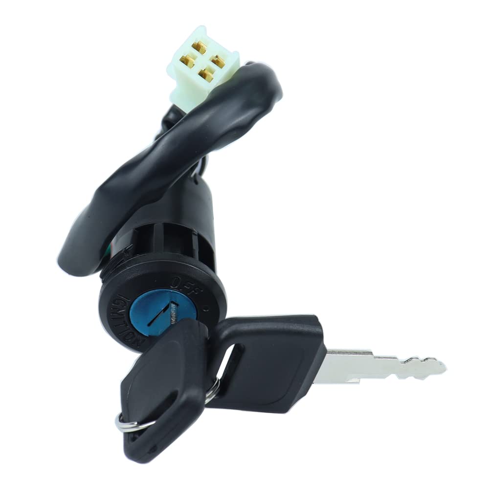 Motorcycle 4 Pin Ignition Key Switch Set For Chinese 50Cc 70Cc 90Cc 110Cc 125Cc 150Cc 250Cc Atv Dirt Bike Quad Coolster Taotao Sunl Apollo