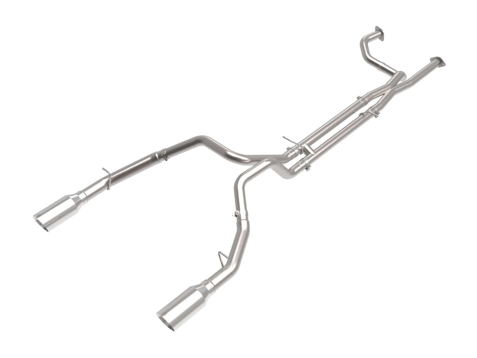 Afe Power 49-32084-P Vulcan Series Cat-Back Exhaust System, 3' To 3-1/2' 304 Stainless Steel, Polished Tips, For 2021 Ram 1500 Trx