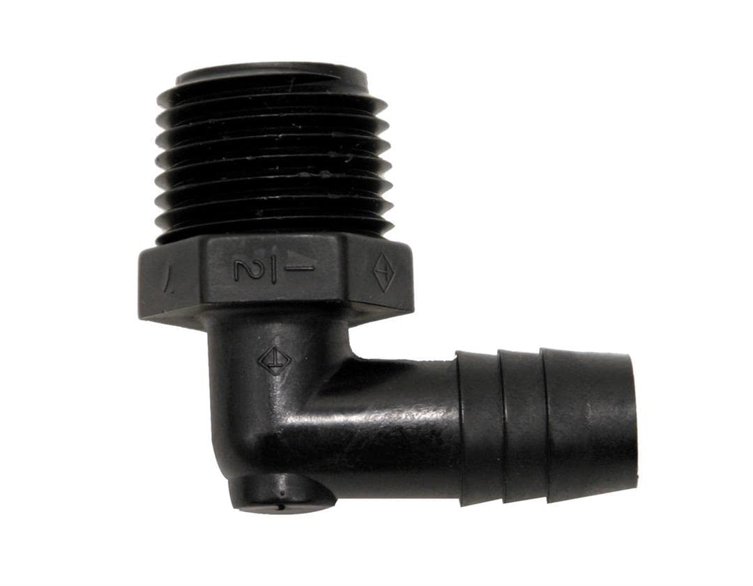 Valterra Rf846 1/2" Barb X 1/2" Male Pipe Thread Adapter