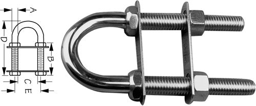 Bow Eye Ss 7/16'' X 3-1/2''