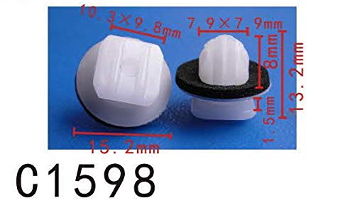 Autobahn88 Retainer Clip For Fender Flare, Compatible With Toyota (Oem: 9046708225) (Pack Of 20)