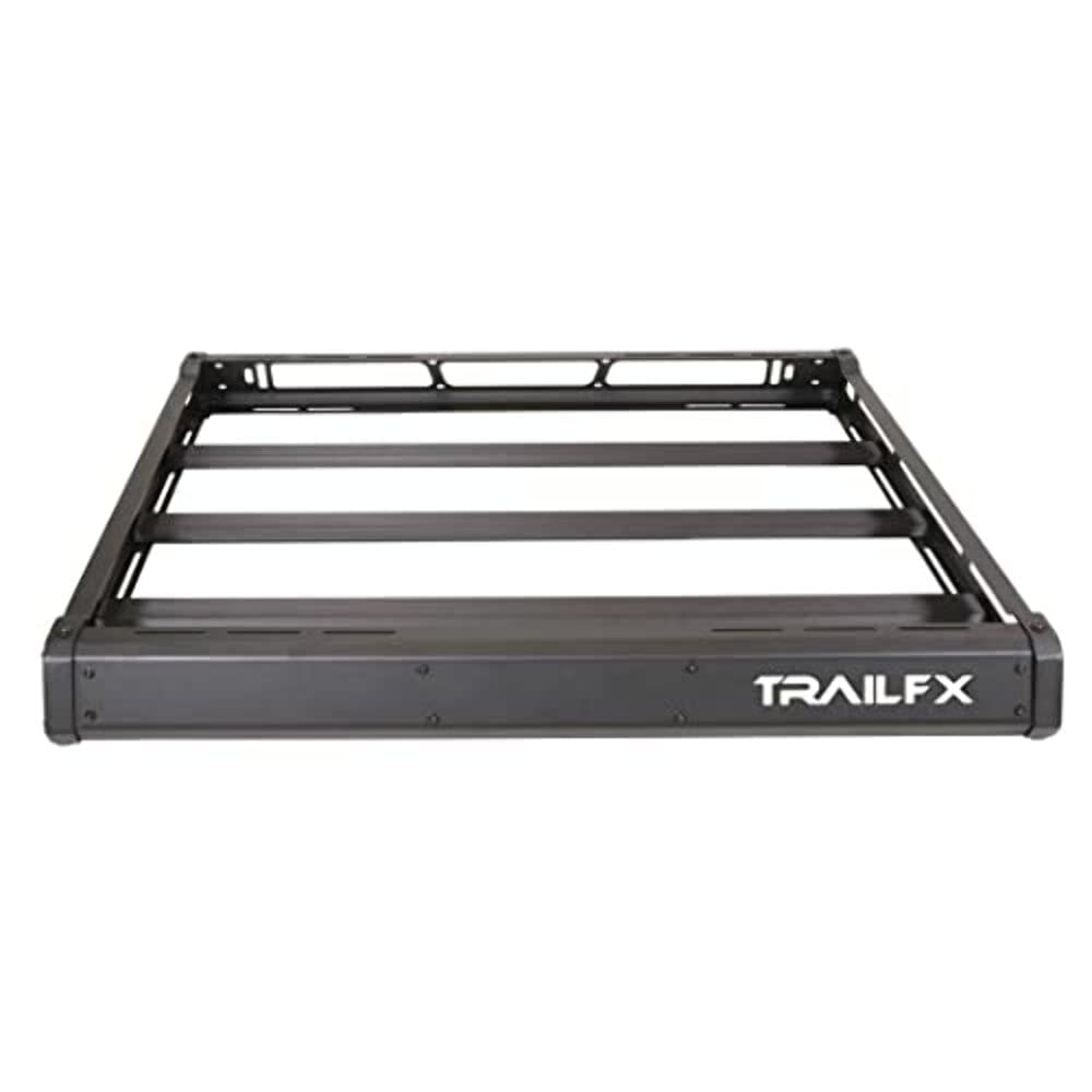 Heavy-Duty Aluminum Roof Basket Cargo Carrier For Wrangler Jl & Gladiator, Direct Fit No Drill Application