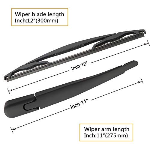 Rear Windshield Wiper Arm Blade for Ford Escape Flex 2008 2009 2010 2011 2012, Lincoln MKT 2010-2018-Factory OE Style 8L8Z17526-