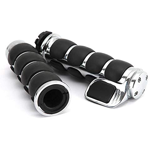 Innoglow Motorcycle Handlebar Grips 1' 26Mm Non-Slip Hand Grip With Throttle Assist For Harley Kawasiki Suzuki Cruisers Motorbikes Choppers