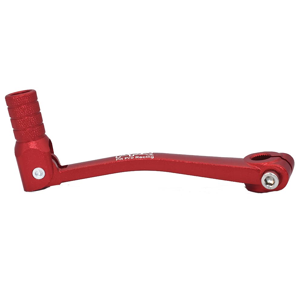 Cnc Aluminum Gear Shifter Lever, Foldable Gear Shift Lever Fit For 50Cc 110Cc 250Cc Crf50 Xr50 Xr Crf Dirt Pit Monkey Bike Motorcycle Atv Quad Accessory Red