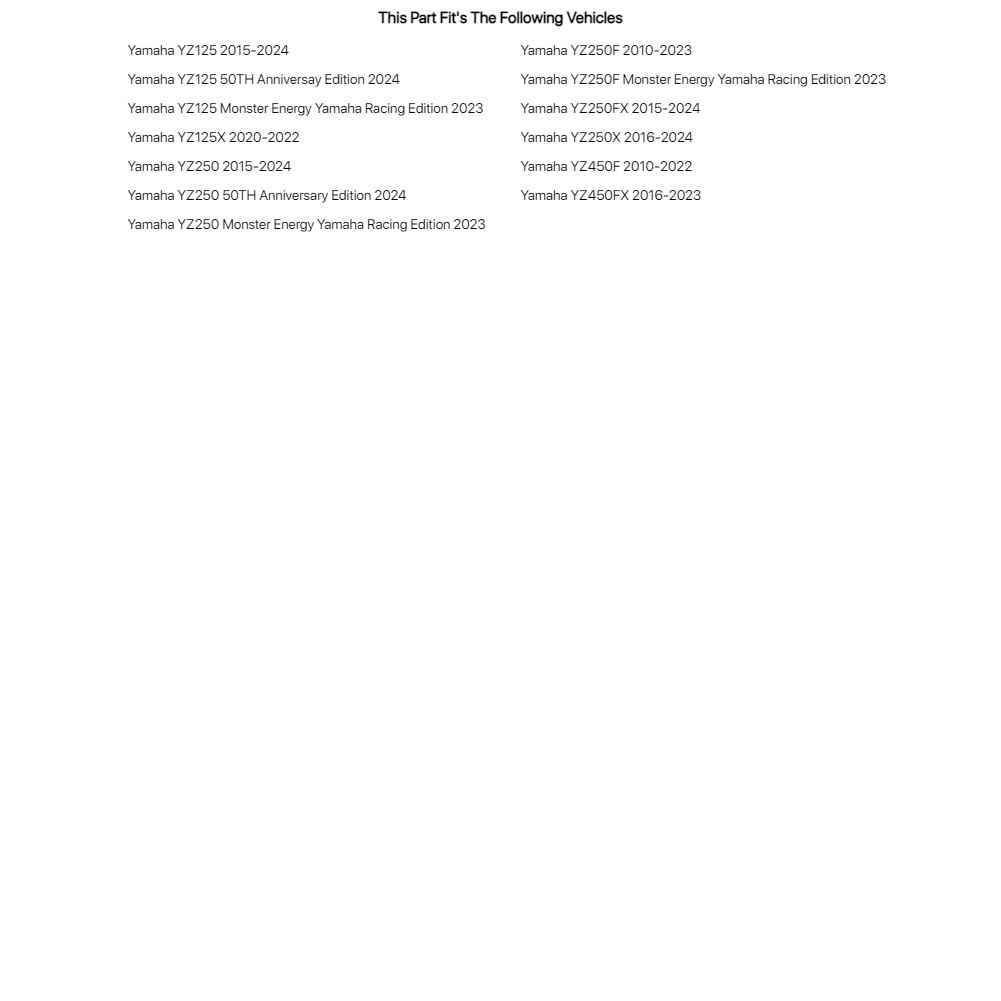 Acerbis Lower Fork Cover Set Yz Blue For Yamaha Yz250 2015-2018