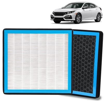 CF11182 Cabin Air Filter Compatible with Honda Civic CR-V Odyssey Fit Acura RDX Selected Vehicles Replaces #80291T5RA01/80291TF0