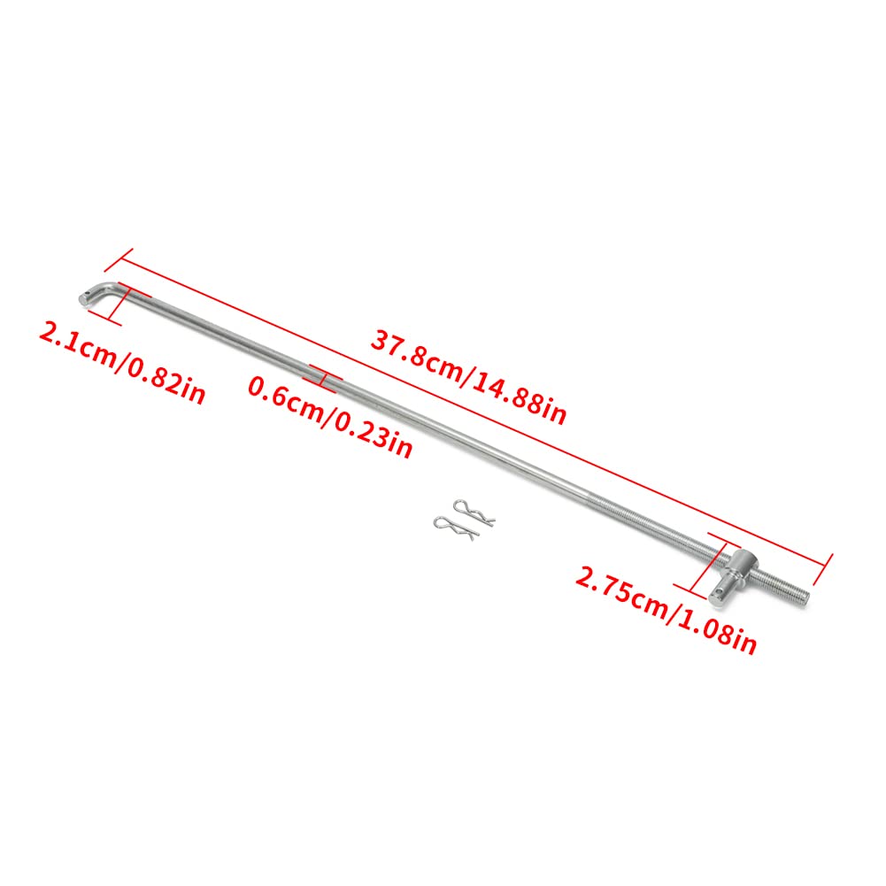 Throttle Rod 14.96    Throttle Linkage Universal Car Clip Accelerator Adjustable For Camaro 1967-1969 | For Nova 1968-1969 | For