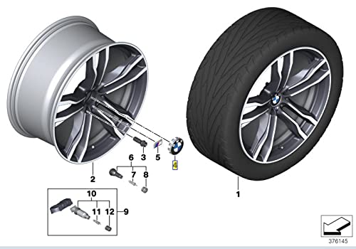 New Genuine Bmw Wheel Center (1992-2023) Oe 36136783536