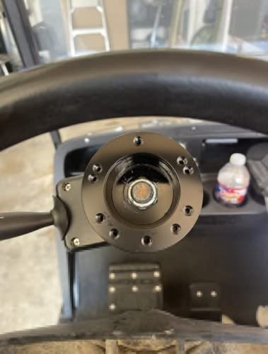 Clubrally Golf Cart Steering Wheel Adapter For Ezgo Txt & Rxv-Black