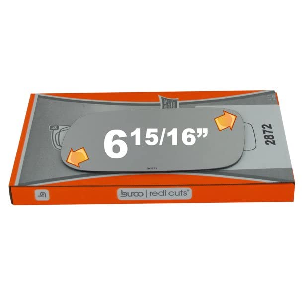 Burco 2872 Flat Driver Side Replacement Mirror Glass For 98-02 Subaru Forester (1998, 1999, 2000, 2001, 2002)