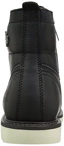 Harley-Davidson Men's Hagerman Leather Motorcycle Wedge Boot, Size 12, Black, Model D93469