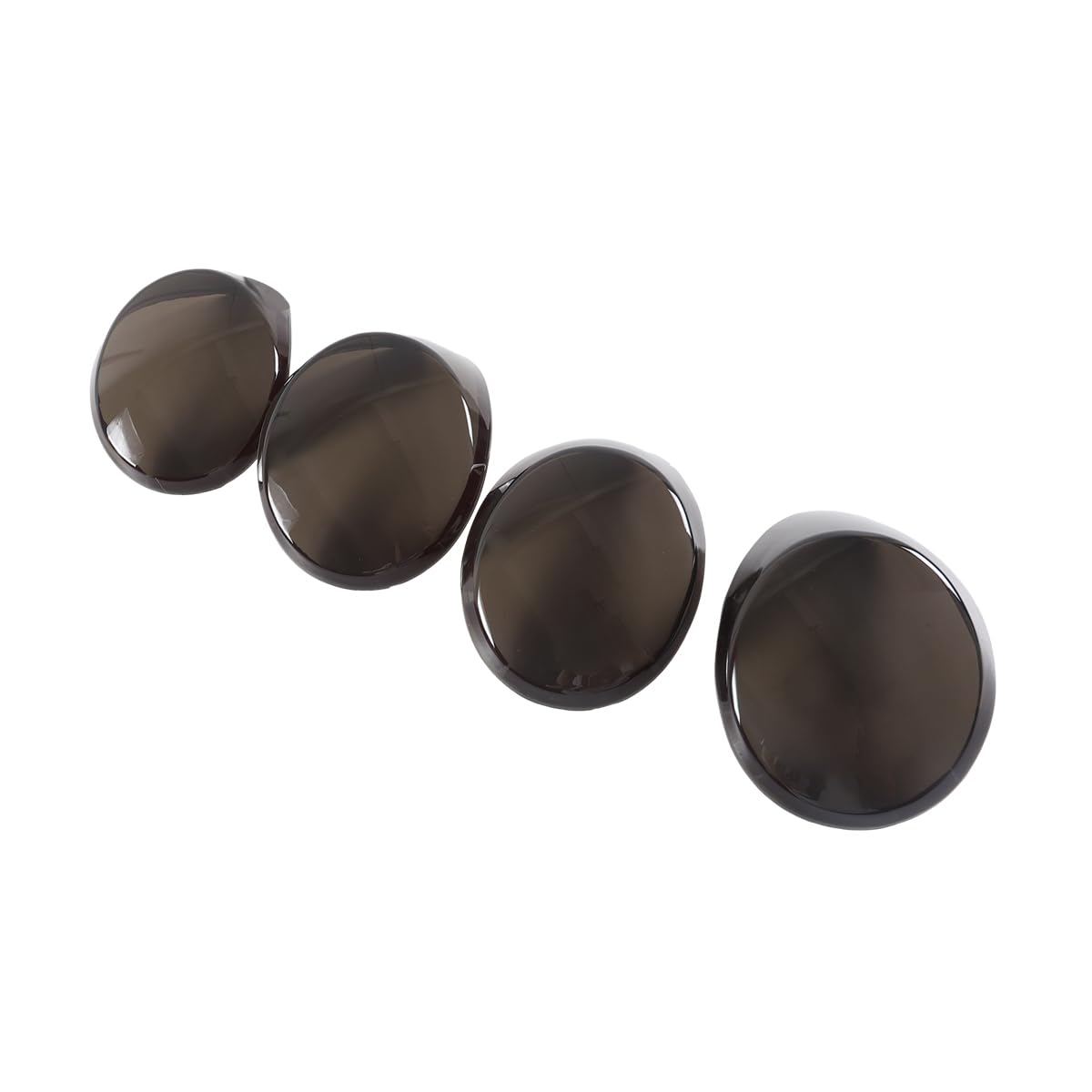 Smoked Black Rear Tail Light Lamp Cover Trim Compatible For Mercedes Benz Smart 451 Fortwo 2009 2010-2014 2015 Rear Tail Light Blackout Kit Molded Smoked Acrylic Cover, Smart Accessories (Smoked)