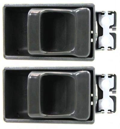 Garage-Pro Front Interior Door Handle Set of 2 Compatible with 1986-1994 Nissan D21, Fits 1995-1997 Nissan Pickup Gray Driver an
