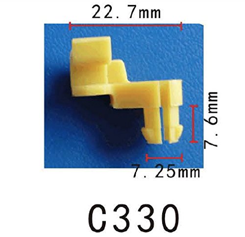 Autobahn88 Retainer Clip For Door Lock Rod (Left), Compatible With Toyota (Oem: 6929312040) (Pack Of 20)