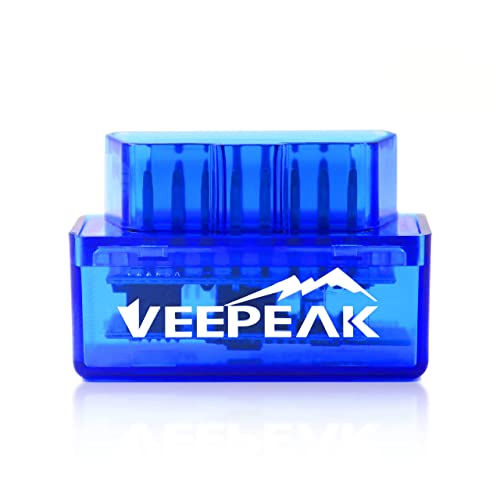 Veepeak Mini Bluetooth OBD II Scanner for Android ONLY, Auto check Engine Light code Reader car Diagnostic Scan Tool