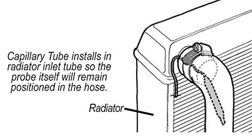 American Volt 32-248'F Dial Adjustable Electric Radiator Cooling Fan Thermostat Controller Switch Universal 12 Volt Water Coolan