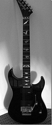 Fretboard Markers Inlay Stickers Decals For Guitars & Bass - Bat Wings - Metallic