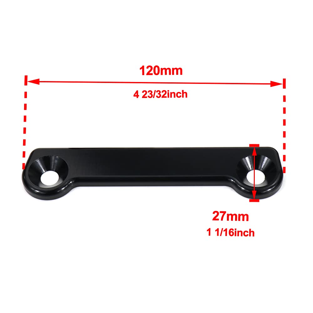 Xitomer Foot peg Block Off Plates Footpeg Fit for ZX6R / ZX636 2009-2024 / Footpeg Blanking Plates ZX-6R ABS 2019 2020 2021 ZX63