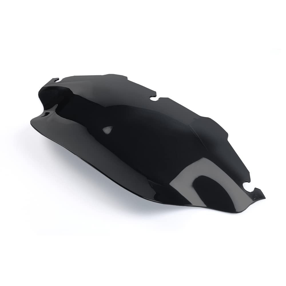 WYNMOTO Black 8'' Wave Windshield Windscreen Compatible for 1996-2013 Harley Davidson Street Glide Electra Glide Ultra Classic T