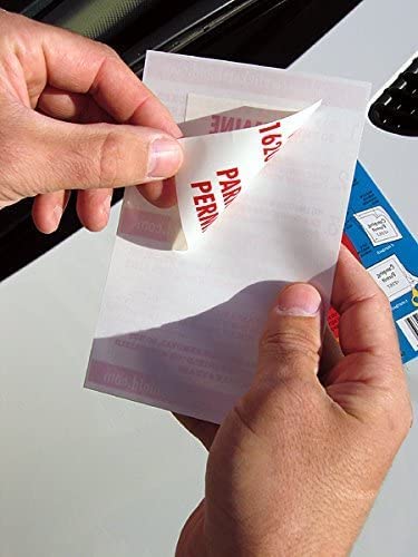 Sticker Shield - Windshield Sticker Applicator For Easy Application, Removal And Re-Application From Car To Car - 4 Inch X 6 Inc