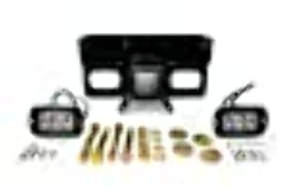 Bolt-On Hitch With Lights Compatible With 2007-2018 Jeep Wrangler Jk & 2018-2024 Jeep Wrangler Jl | Uses Factory Mounting Location | 2-Inch Receiver | Led Lights Included | Dv8 Offroad