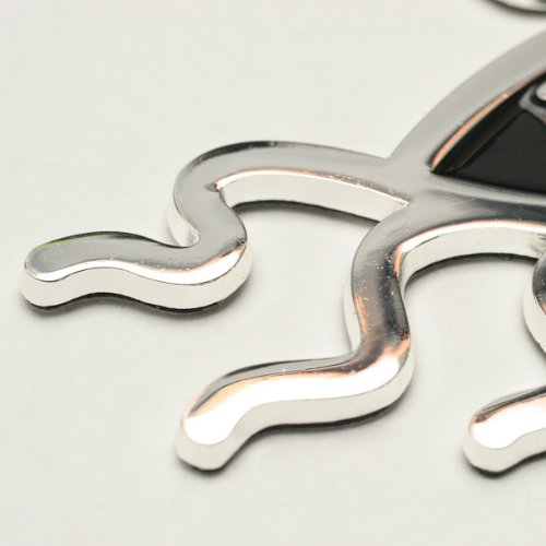 5.2&quot; Solid Metal Flying Spaghetti Monster Car Emblem