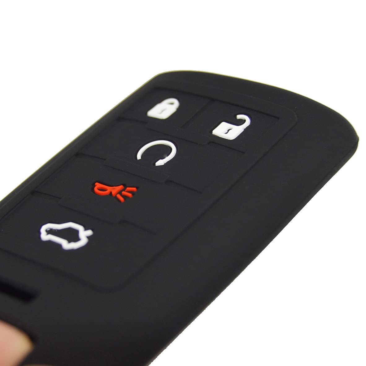 Silicone Smart Key Fob Cover Compatible With Corvette C7 Cadillac Cts Ats Srx Sts Dts