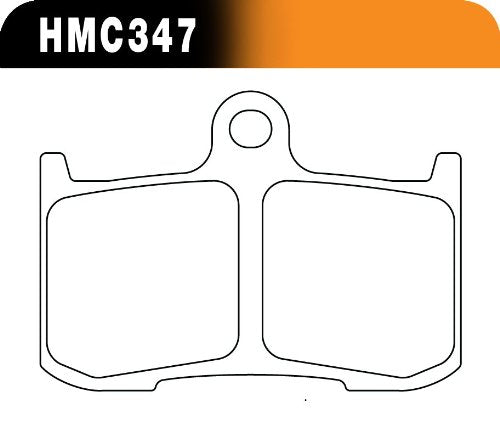 Hawk Performance Hmc347Hh Metallic Motorcycle Brake Pad Set