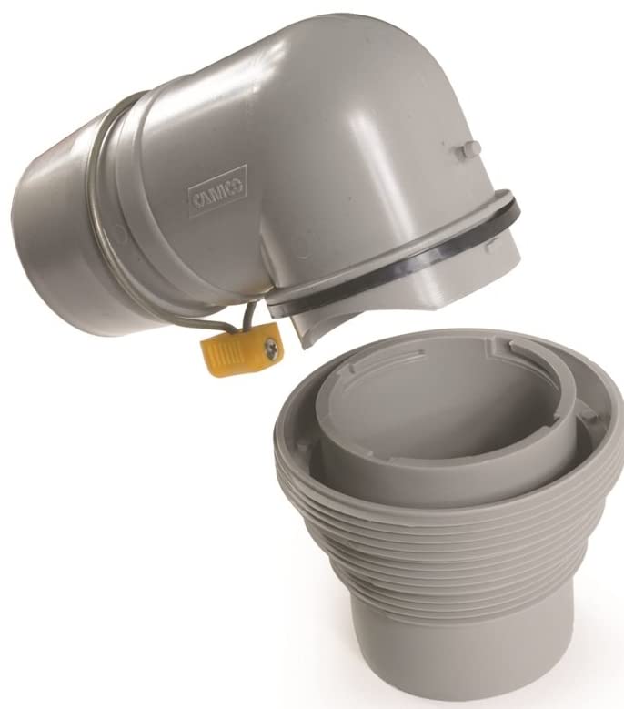 Camco 39144 Easy Slip Sewer Elbow & 4-In-1 Adapter