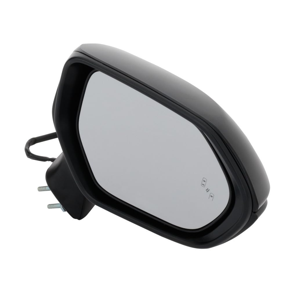 KarParts360 Door Mirror Assembly for Toyota Corolla 2020-2024, Passenger Side, Power, Heated, Blind Spot Detection, Manual Folding, Glass