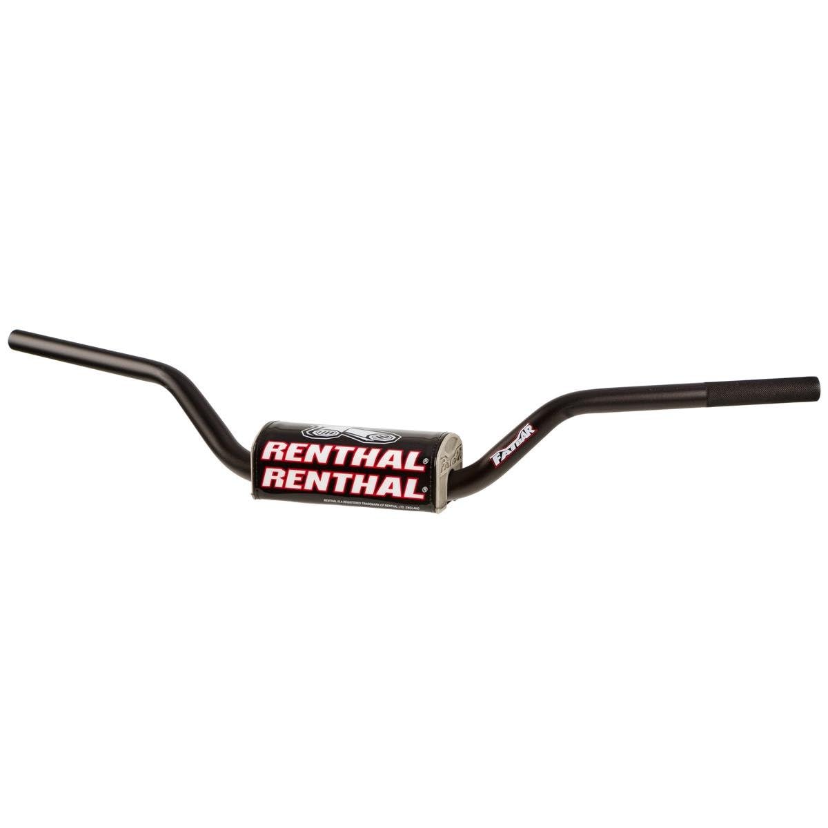 Renthal 609-01-BK Fatbar Black 1-1/8 Aluminum Handlebar