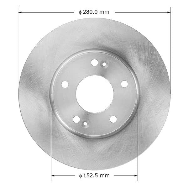 Bendix Premium Prt5866 Front Brake Rotor For Kia Rondo 2009-2007