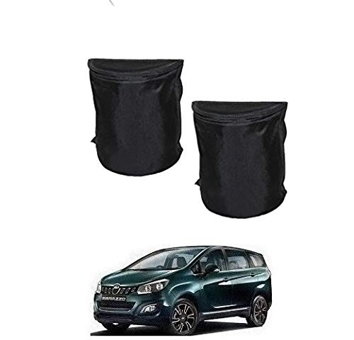 KOZDIKO Semi Cylindrical Car Dustbin Set of 2 Pcs for Mahindra Marazzo