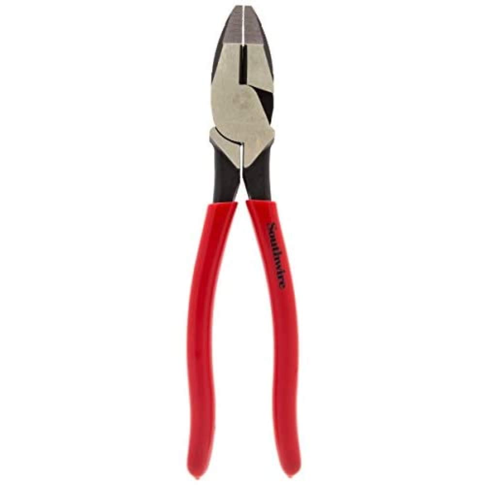 Southwire Scp9Cd High-Leverage Side Cutting Pliers With Crimper And Dipped Handles; 9-Inch