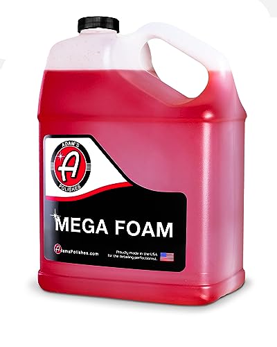 Adam'S Mega Foam Gallon - Ph Best Car Wash Soap For Foam Cannon, Pressure Washer Or Foam Gun  Concentrated Car Detailing & Clean