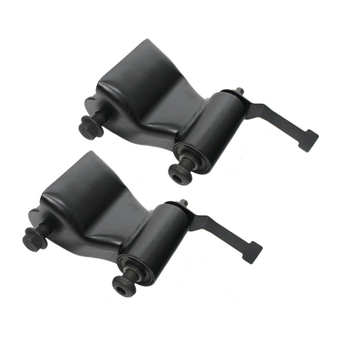 BST BSSP Pair Rear Leaf Spring Shackle Bracket Kit Rearward Compatible with 2003-13 Dodge Ram 1500 2500 3500 Trucks 722-035