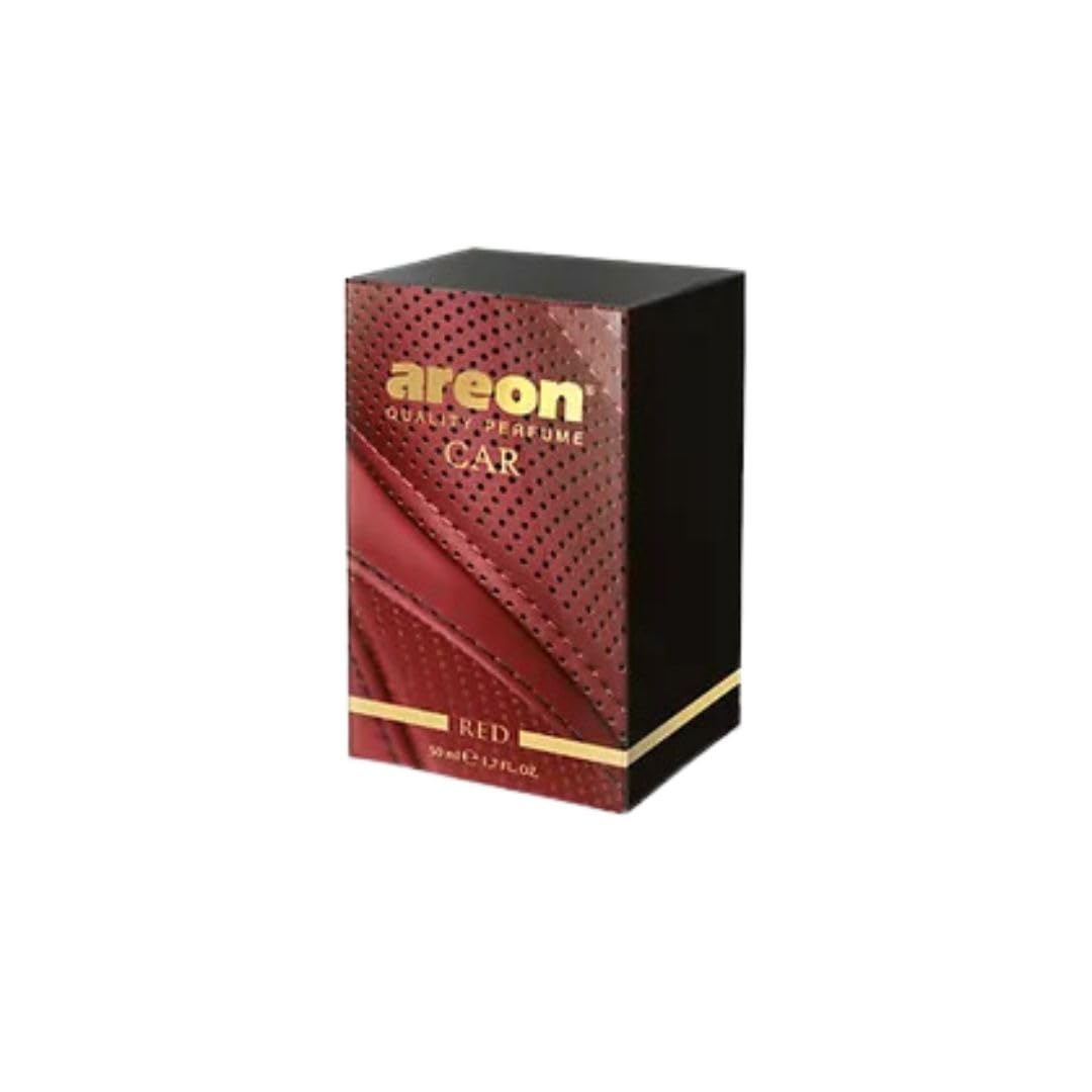 AREON MCP03 Car Perfume 1.7 Fl Oz. (50ml) Glass Bottle Car Air Freshener Spray, RED Scent