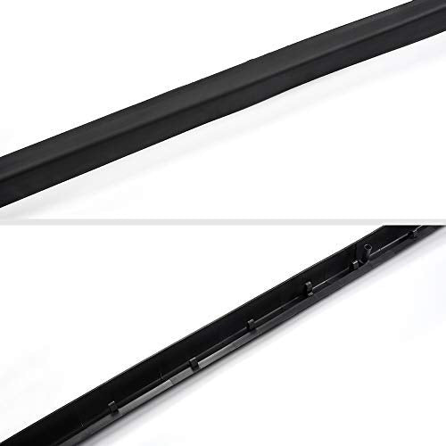Pit66 Step Sidetailgate Moulding Protector,Compatible With 2015-2020 Ford F150, Top Rear Trim