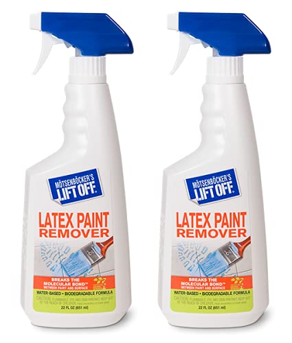 Motsenbocker'S Lift Off 41301-2Pk Latex Paint Remover Spray Removes Latex Paint And Enamel, Works On Multiple Surfaces, Water-Ba