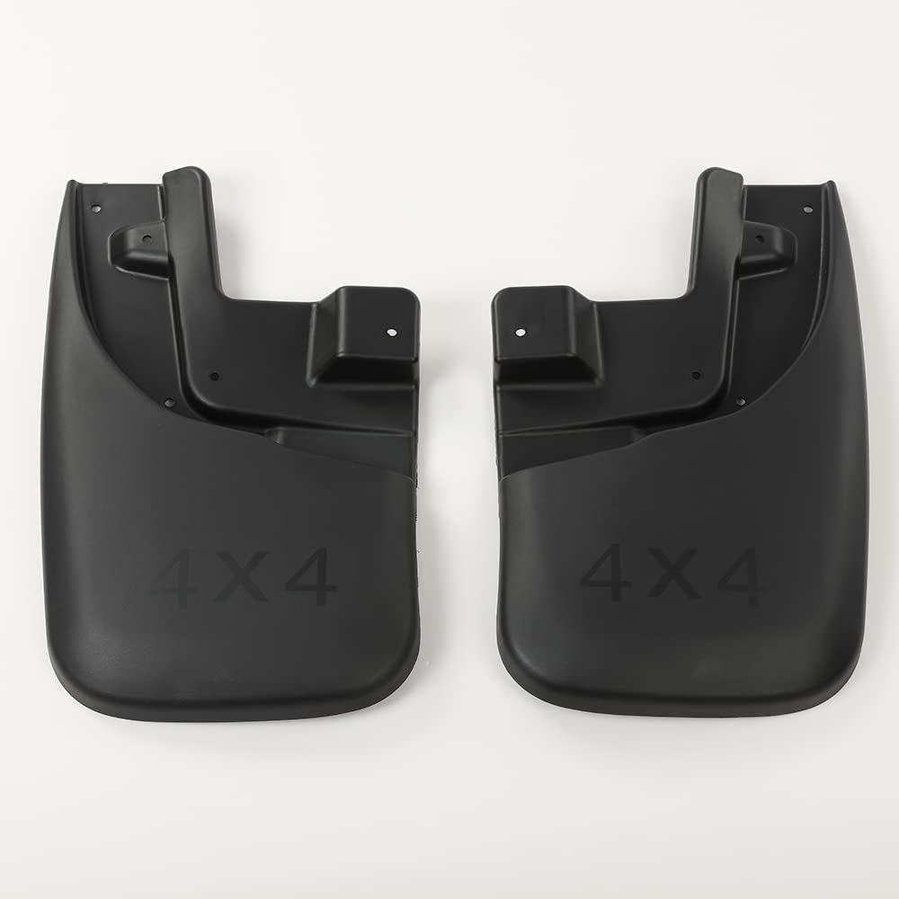 PIT66 Heavy Duty Molded Mud Flaps Compatible with 2005 2006 2007 2008 2009 2010 2011 2012 2013 2014 2015 Toyota Tacoma,Splash Gu