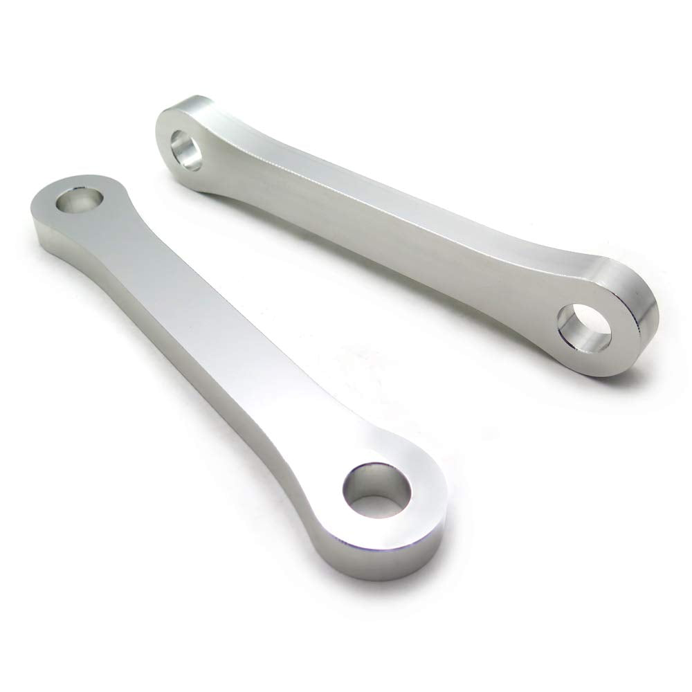 Httmt Mt022-Sr Silver 3.0 Inches Lower Lowering Links Compatible With Off-Road 1987-2007 Kawasaki Kl Klr 650